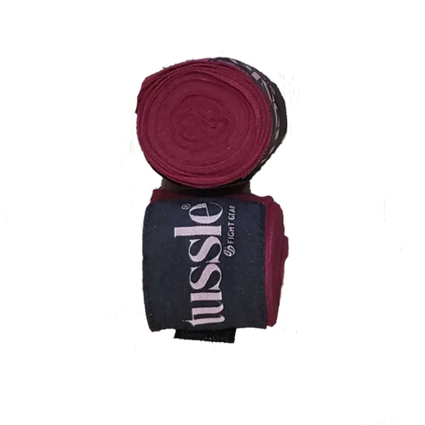 TussleGear 140 inch hand wraps Burgundy color