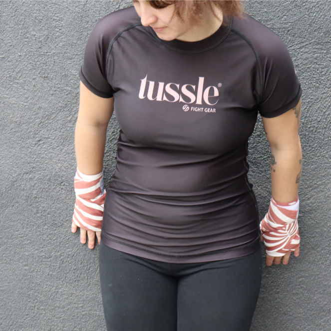 Tussle Women's Short Sleeve Rash Guard