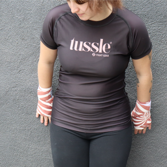 Tussle Women's Short Sleeve Rash Guard