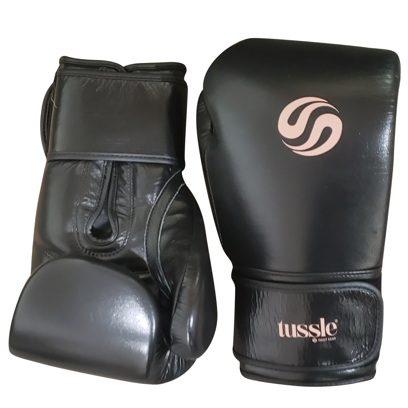 Black Velcro Wrist Women Gloves by TussleGear