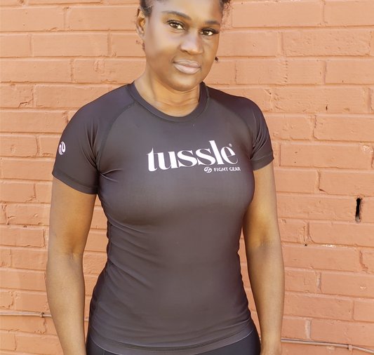 Tussle Women's Short Sleeve Rash Guard