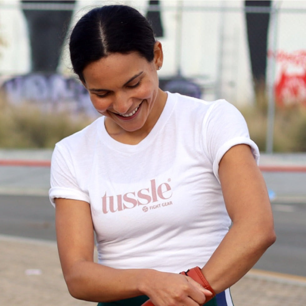 Tussle's white tee for female